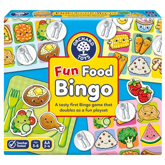 Orchard Toys Fun Food Bingo – Educational Matching Game 1