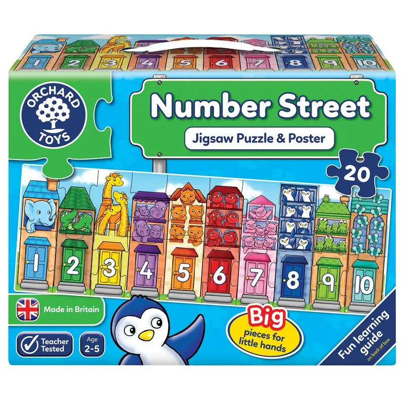 Orchard Toys Number Street Educational Jigsaw Puzzle 1