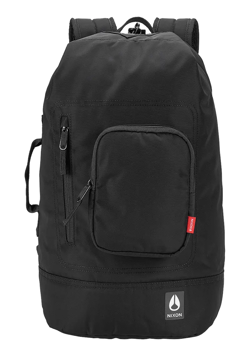 Origami Foldable Backpack – All-Black Nylon Build 1