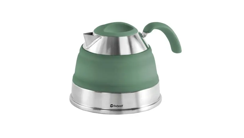 Outwell Collapsible Kettle – 1.5L, Shadow Green, Heat-Resistant Material 1