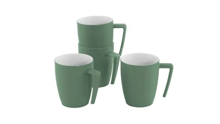Outwell Gala 4-Piece Cup Set In Shadow Green 1