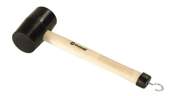 Outwell Wooden 16-Ounce Tent Mallet For Pitching Stability 1