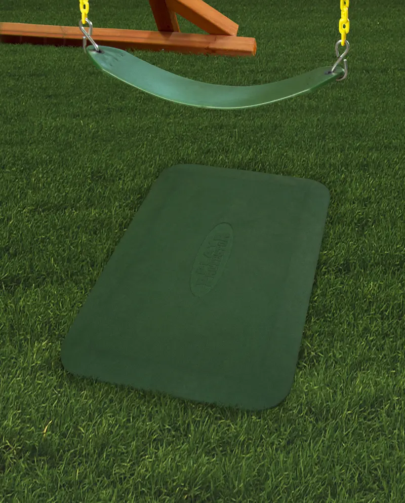 Pair Of Interlocking Rubber Safety Mats For Playground Zones 1