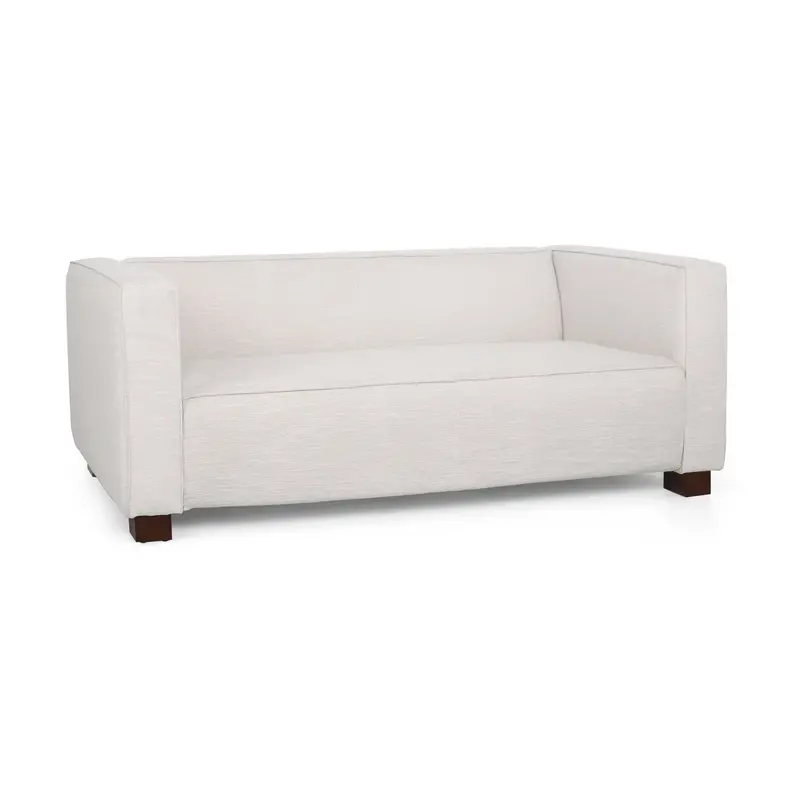 Pamsha Fabric Loveseat – Contemporary Two-Seater With Clean Lines 1