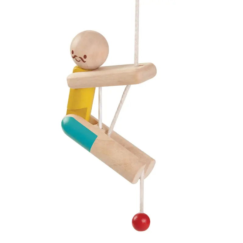 Plantoys Rope-Climbing Acrobat Figure 1