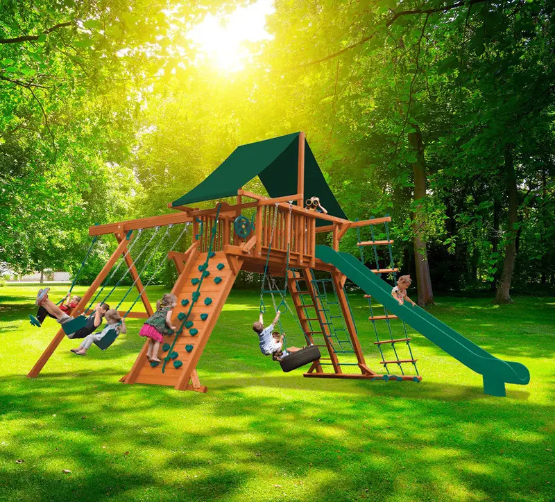 Playground One Supreme Playcenter Combo 2 Xl – All-In-One Backyard System 1