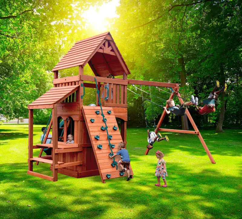 Playground One Turbo Fort Hangout Play Structure 1