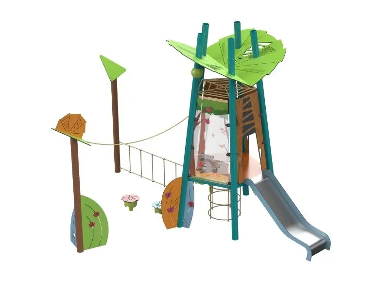 Psagot Playgrounds Panama-Inspired Climbing And Exploration Structure 1