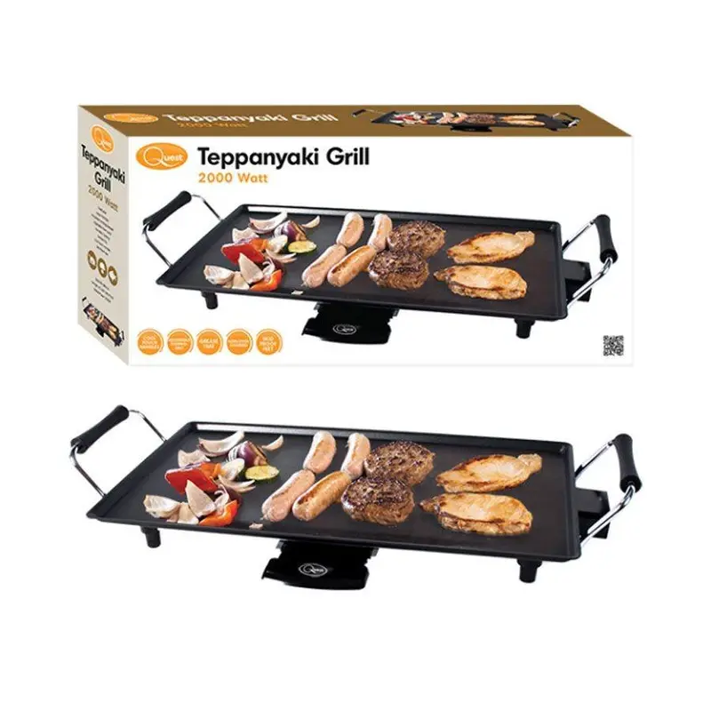 Quest 2000W Electric Teppanyaki Grill Plate 1