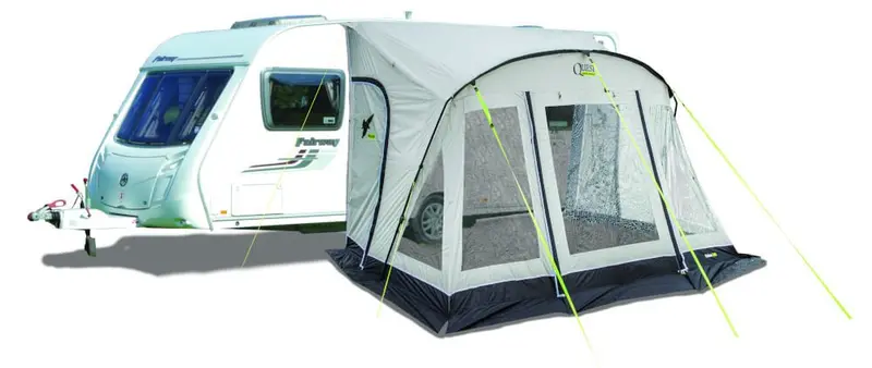 Quest Falcon 390 Traditional Pole-Supported Porch Awning 1