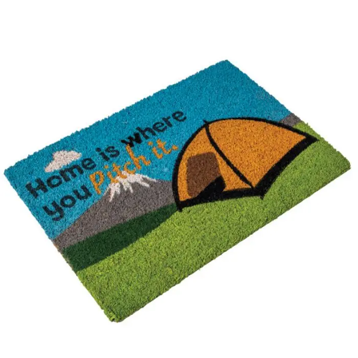 Quest Heavy-Duty Tent Mat – 'Home Is Where You Pitch It' 1