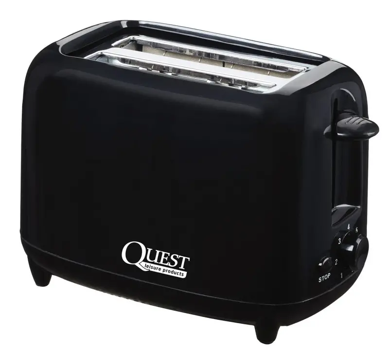 Quest Scotsman 2-Slice Toaster – Matte Black Finish 1