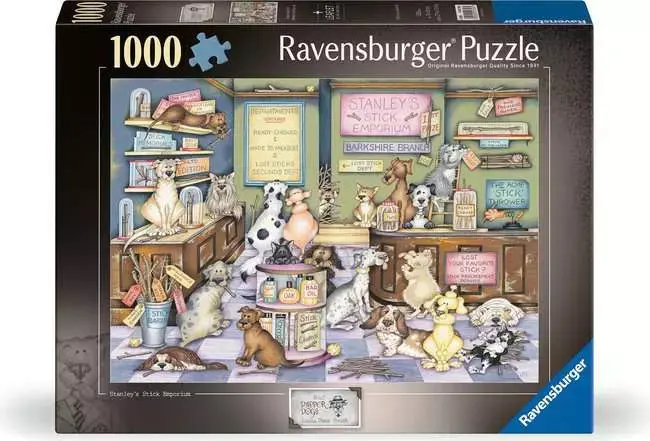 Ravensburger Stanley’S Stick Emporium 1000-Piece Whimsical Jigsaw Puzzle 1