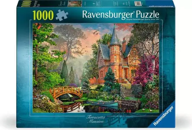 Ravensburger Terracotta Mansion 1000-Piece Architectural Jigsaw Puzzle 1