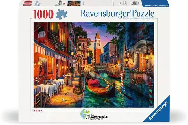 Ravensburger Venice Illuminated 1000-Piece Glow-In-The-Dark Jigsaw Puzzle 1