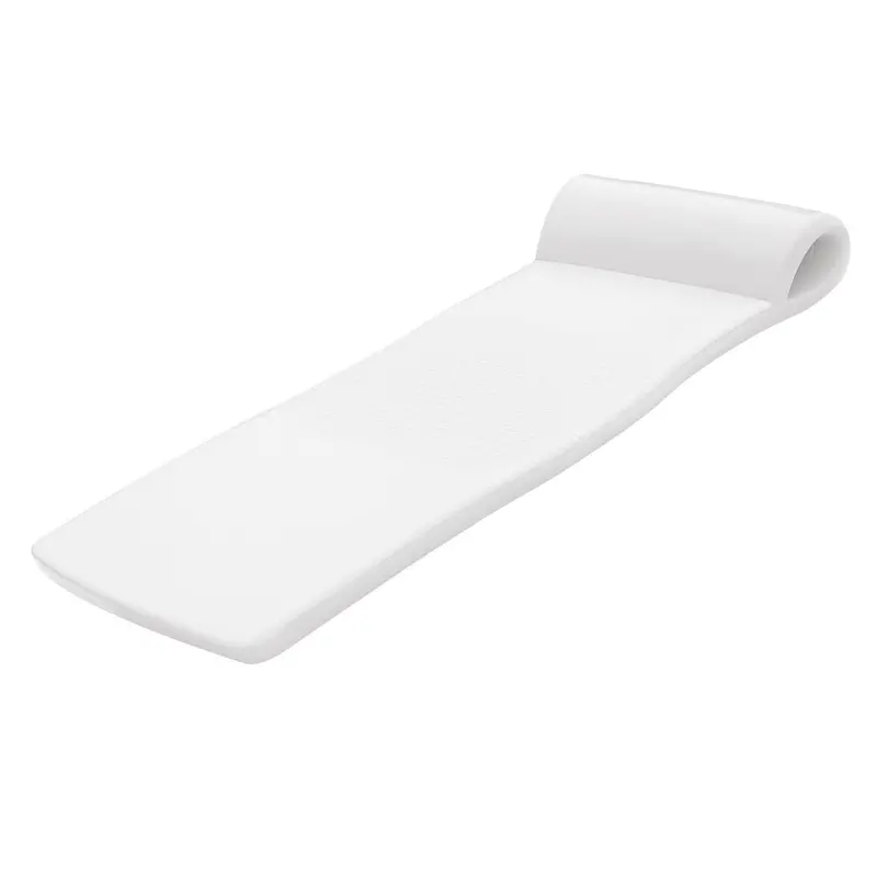 Recreation Sunsation 70-Inch Thick Foam Raft Lounger – White 1