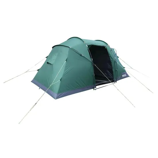 Regatta Kivu 4-Person Vis-A-Vis Tunnel Tent With Dual-Door Layout 1