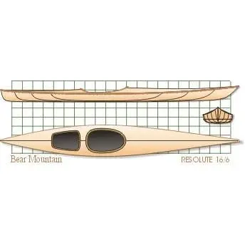 Resolute 16-Foot 6-Inch Cedar Strip Kayak Construction Kit 1