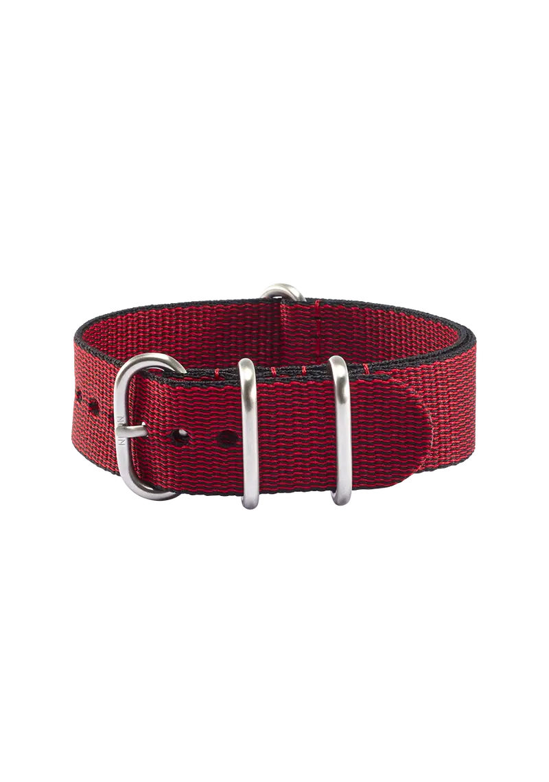 Rolling Stones 20Mm Recycled One-Piece Watch Band In Red 1