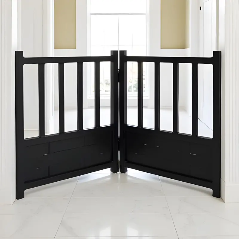 Royal Weave Freestanding Pet Gate Panels – Modular Indoor Steel Barrier System, 24" Or 33" Tall 1
