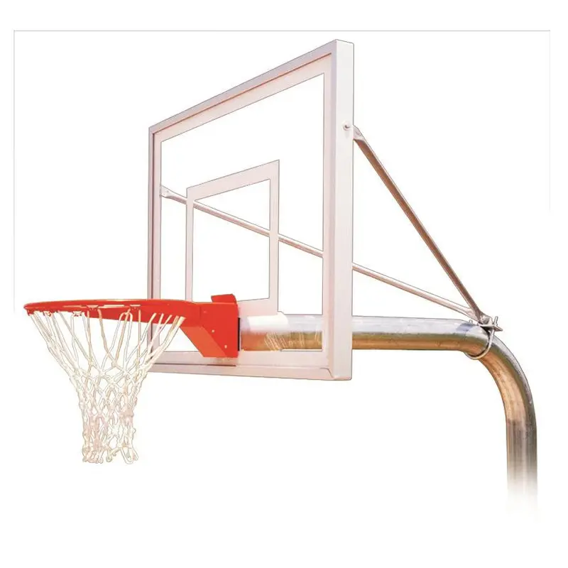 Ruffneck Iii In-Ground Basketball Hoop – 54" Acrylic Backboard, Outdoor Fixed-Height 1