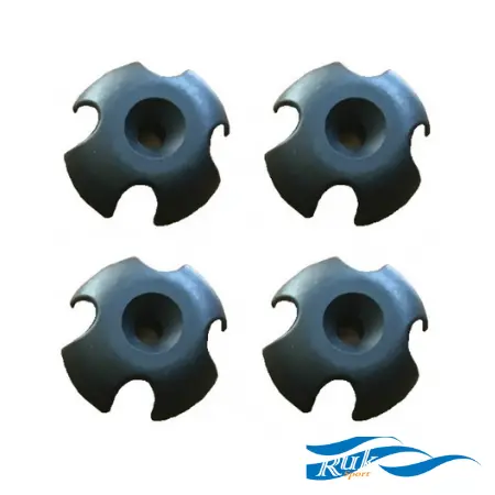 Ruk Slotted Deck Line Guides For Kayak Rigging 1