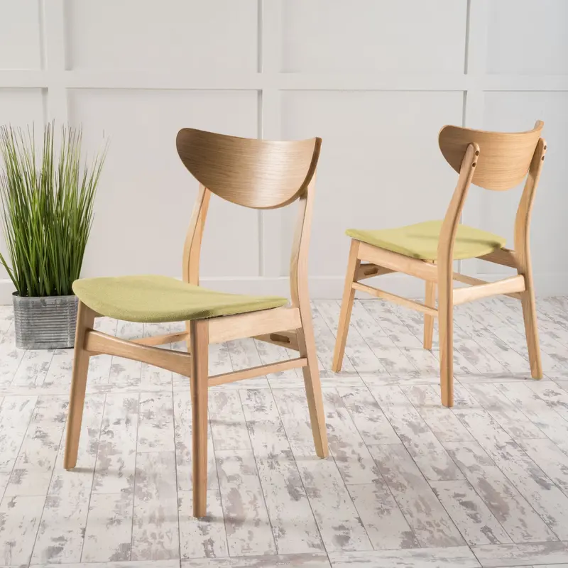 Scandinavian Minimalist Dining Chairs – Set Of 2 (Nh799892) 1