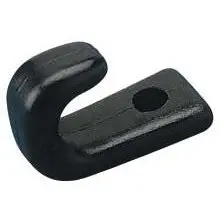 Set Of Five Single-Hole Black Nylon Lashing Hooks 1
