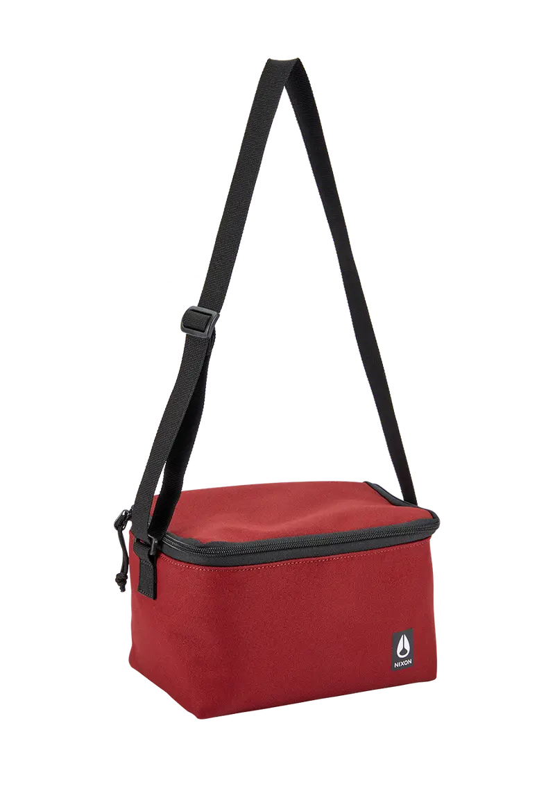 Siesta Insulated Cooler Tote Bag In Maroon 1