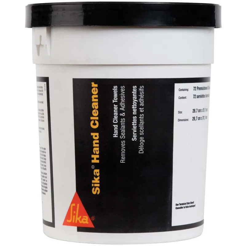 Sika Hand Cleaner Wipes – Degreasing & Solvent-Free (90 Count) 1