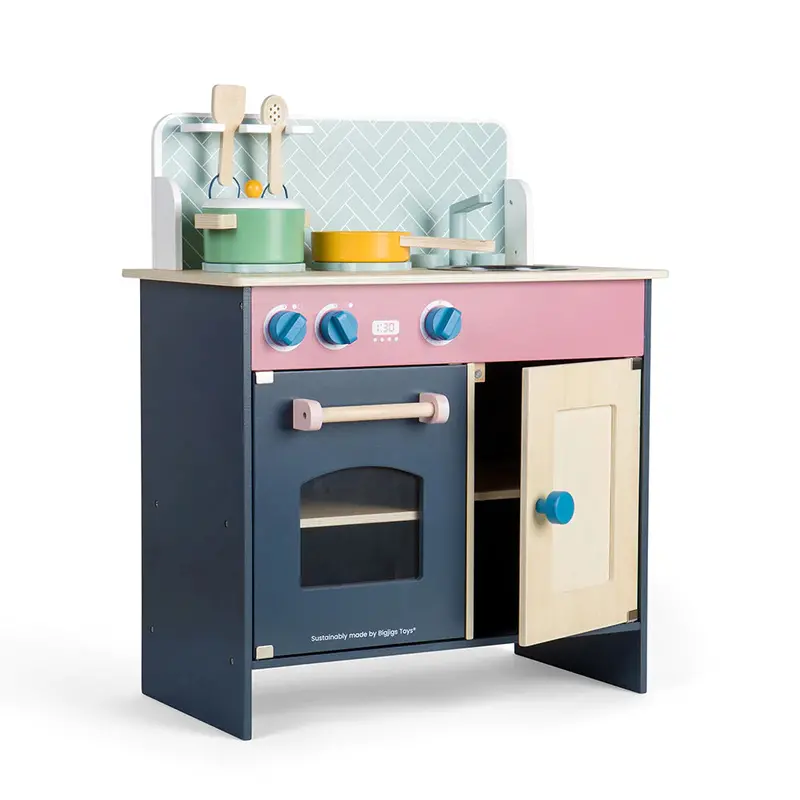 Simply Scandi Wooden Toy Kitchen – Minimalist Design 1