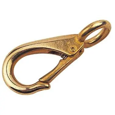 Size-0 Sand-Cast Brass Fast Eye Snap 1