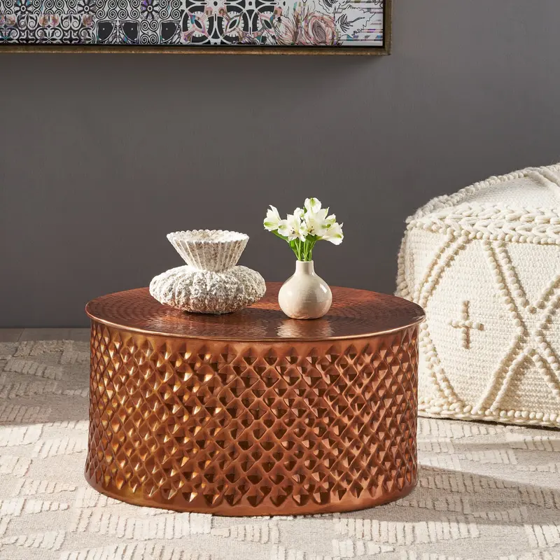 Sleek Aluminum Coffee Table With Clean Lines – Nh650113 1