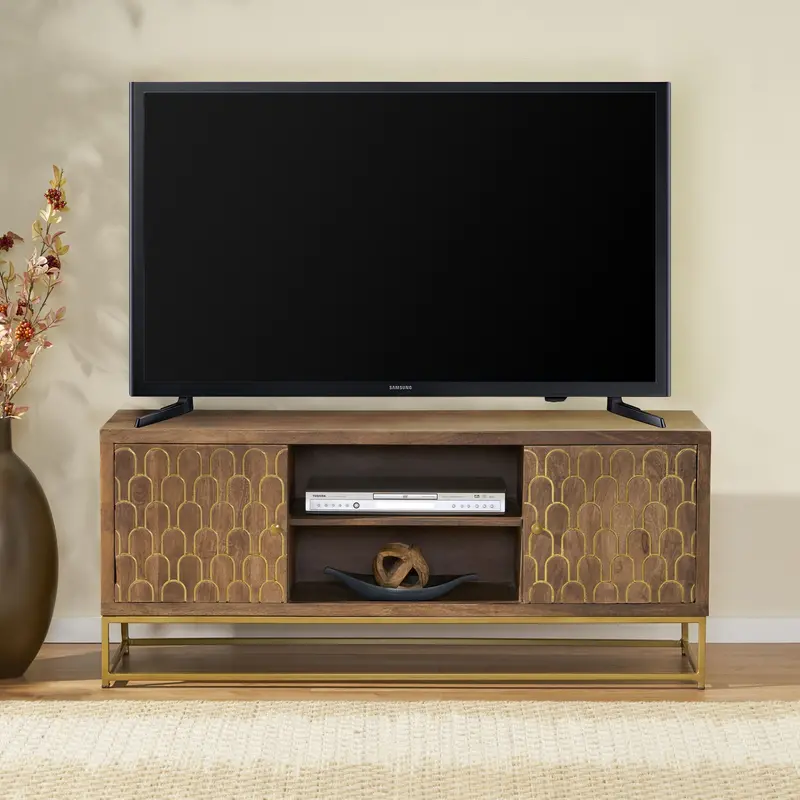 Sleek Contemporary Wooden Tv Stand For Modern Living Rooms 1