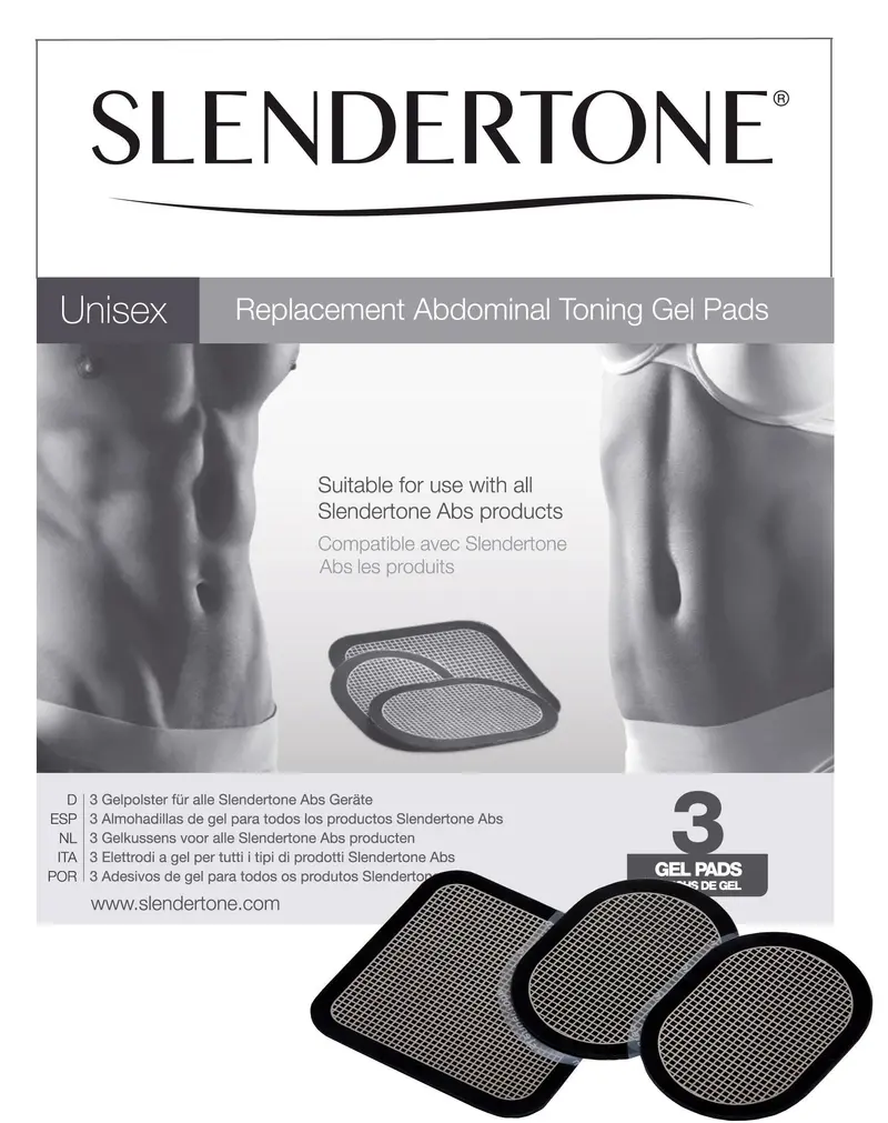 Slendertone Abs Replacement Gel Pads – One Set For Muscle Toner Devices 1