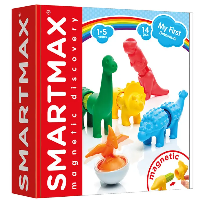 Smartmax My First Dinosaurs – Toddler-Friendly Magnetic Dinosaur Building Set 1