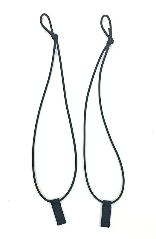 Soft Bar End Bungees (Pair) – Ozone Black/Blue Bars 1