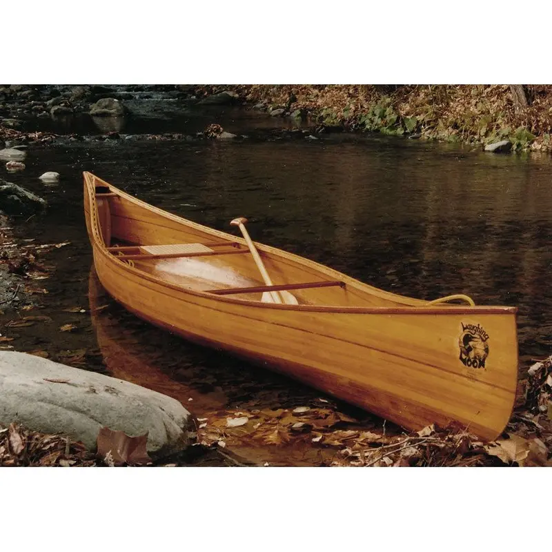 Solo Portage 14' 6" Cedar Strip Canoe Kit – Lightweight Single-Paddler Adventure Craft 1