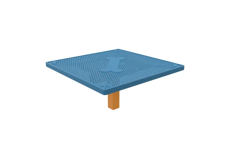 Square Steel Dog Grooming Table For Outdoor Use 1