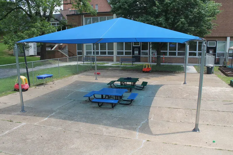 Stand-Alone Shade Structure – Uv-Protective Playground Canopy 1