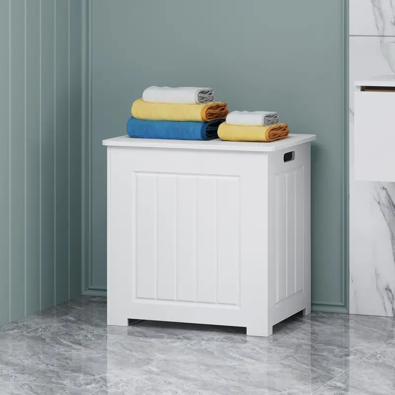 Stylish Lidded Laundry Hamper For Indoor Use 1