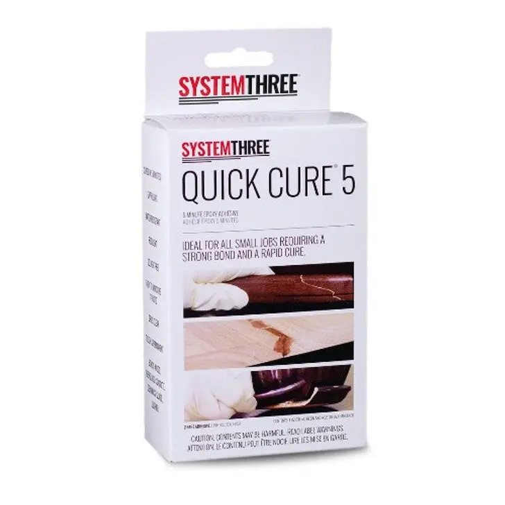System Three Quick Cure Epoxy – 5-Minute Working Time 1