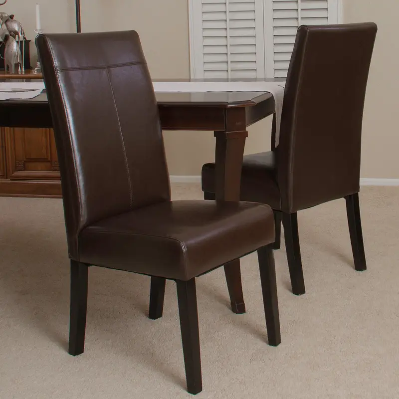 T-Stitch Detail Upholstered Dining Chairs (2-Pack) – Nh741712 1