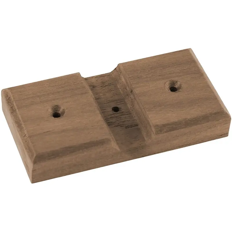 Teak Fishing Rod Rack With Marine-Grade Mounting Hardware 1