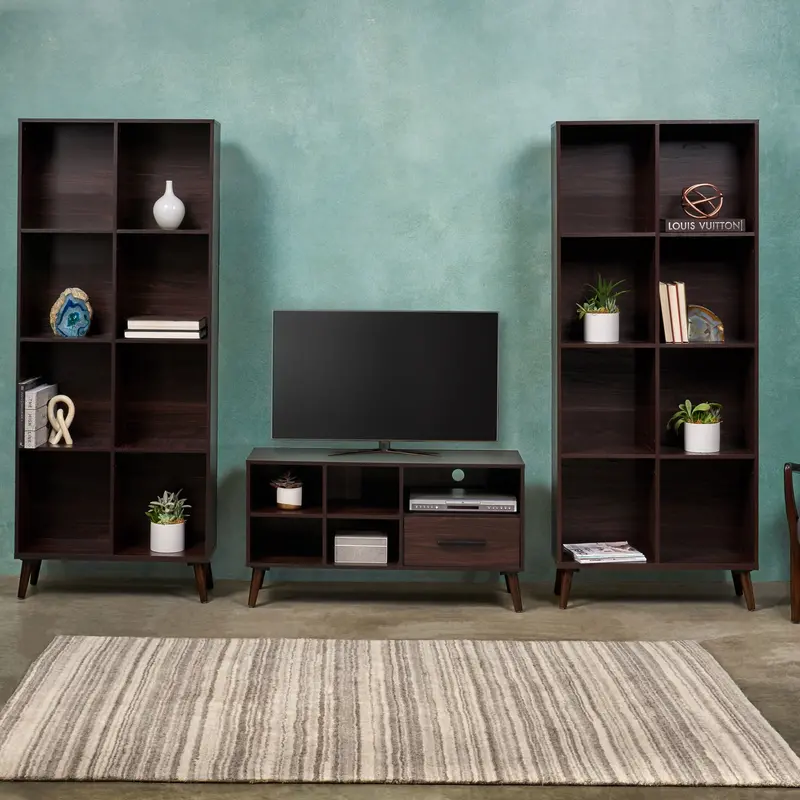 Three-Piece Mid-Century Living Room Furniture Set - Nh198903 1