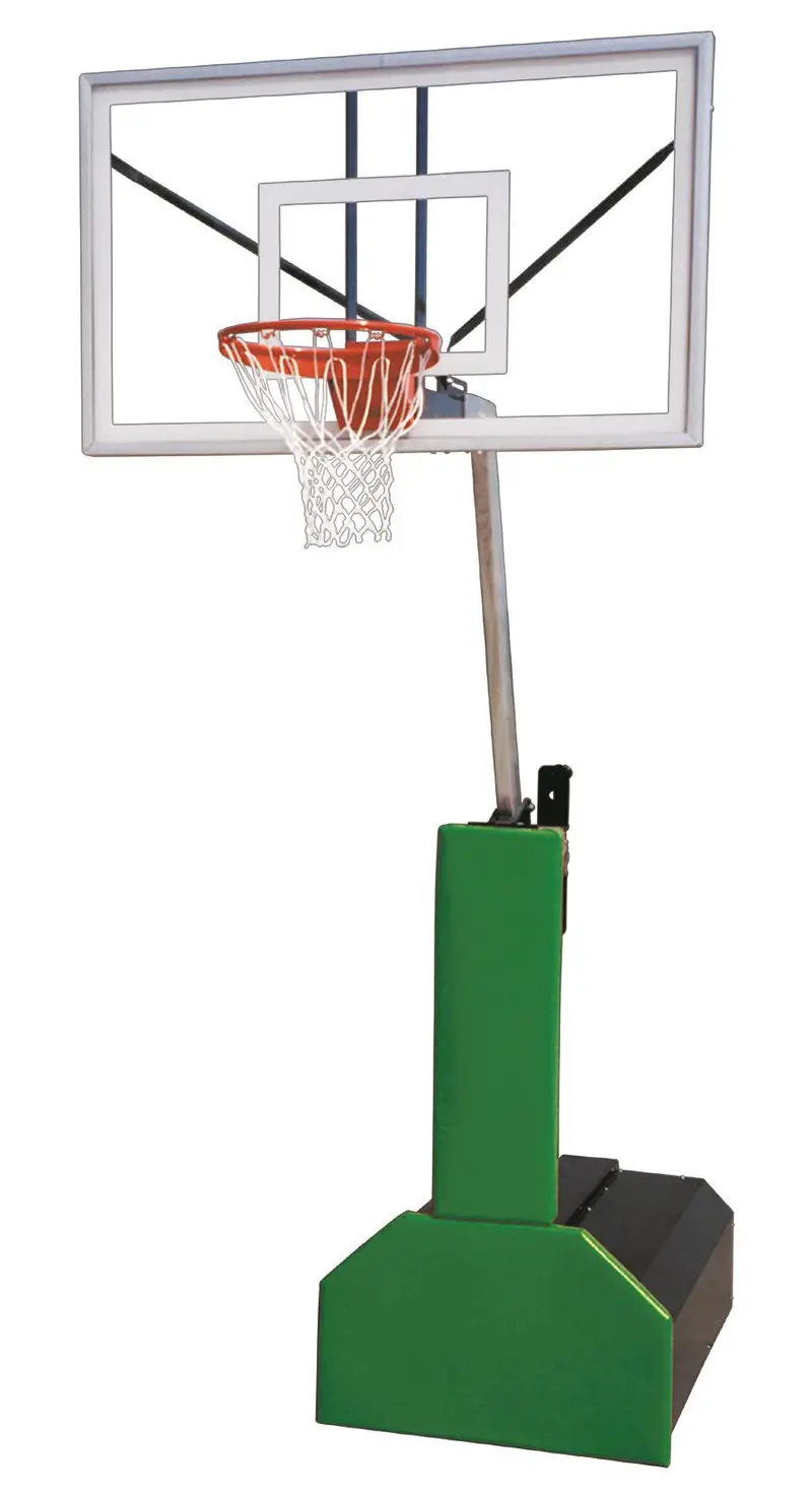 Thunder Pro Portable Basketball Goal – 60" Tempered Glass, Quick-Adjust Mechanism 1