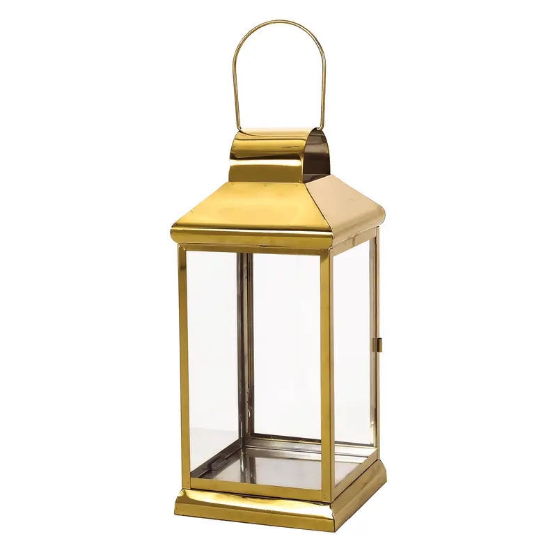 Tilson 16-Inch Modern Stainless Steel Outdoor Lantern 1