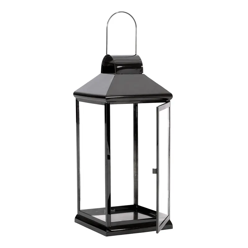 Tilson 22-Inch Sleek Stainless Steel Outdoor Lantern 1