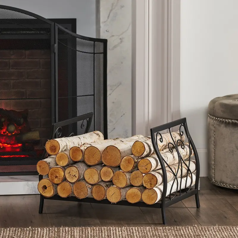 Timeless Wrought-Iron Log Rack – Nh459113 1