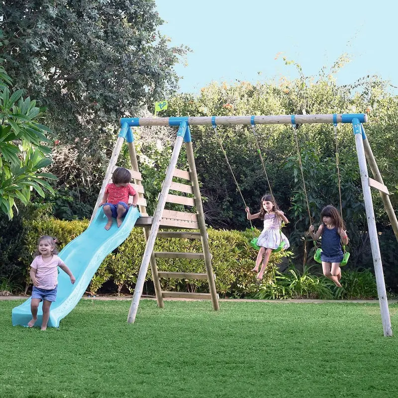 Tp Brecon Wooden Swing Set And Slide – Dublin Collection Or Delivery Only (Pre-Order By June 14) 1